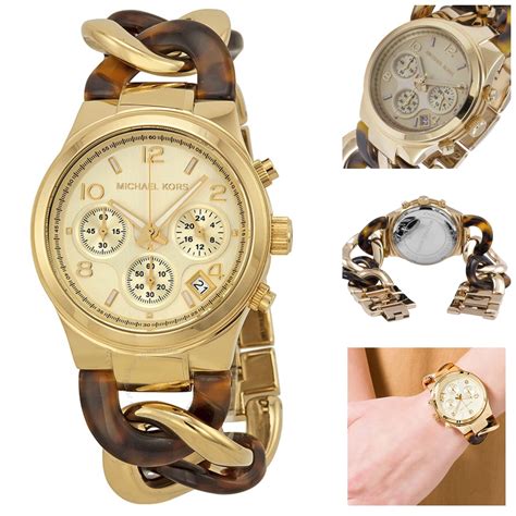 tortoise michael kors watch|mk4222.